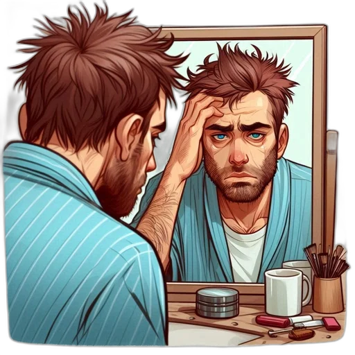 face, mask, hair, comic book art transparent PNG cut-out