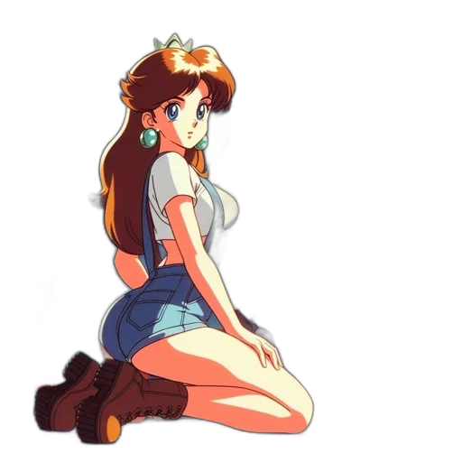 crown, dress, hat, anime transparent PNG cut-out