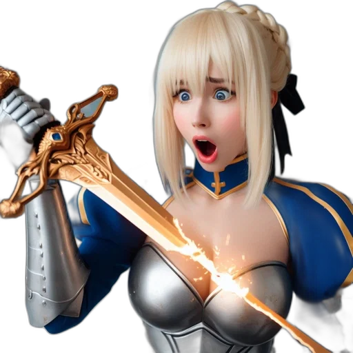 weapon, sword, staff, fantasy art transparent PNG cut-out