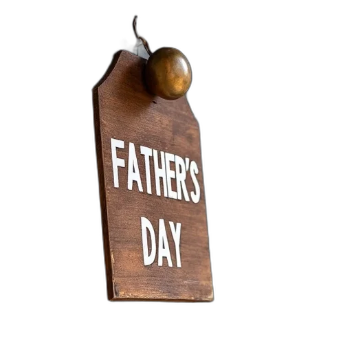 father, day, door, sign transparent PNG cut-out