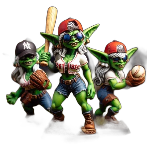 concept art, fantasy art, three, goblin-like transparent PNG cut-out