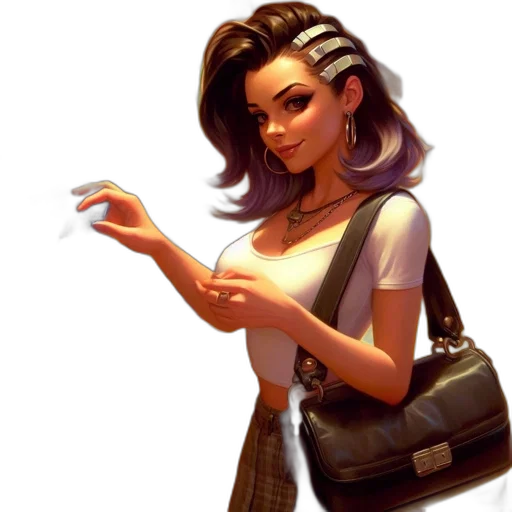 staff, jewelry, dress, concept art transparent PNG cut-out
