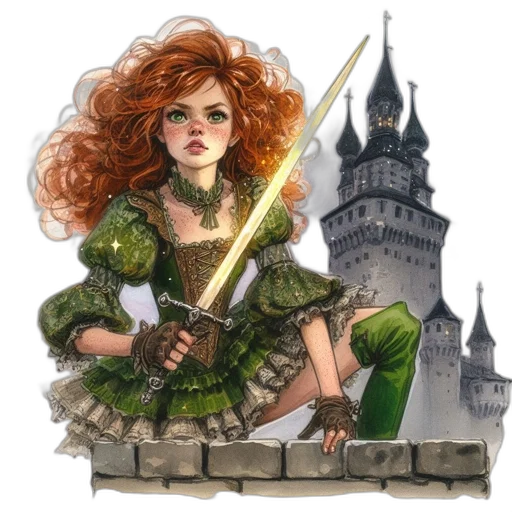 staff, sword, fantasy art, concept art transparent PNG cut-out