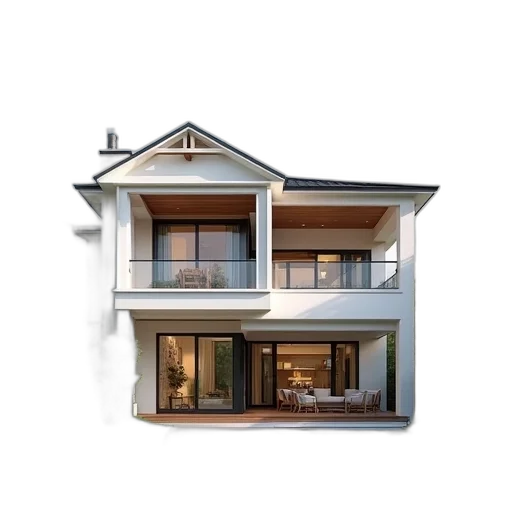 building, furniture, 3d render, photorealistic transparent PNG cut-out