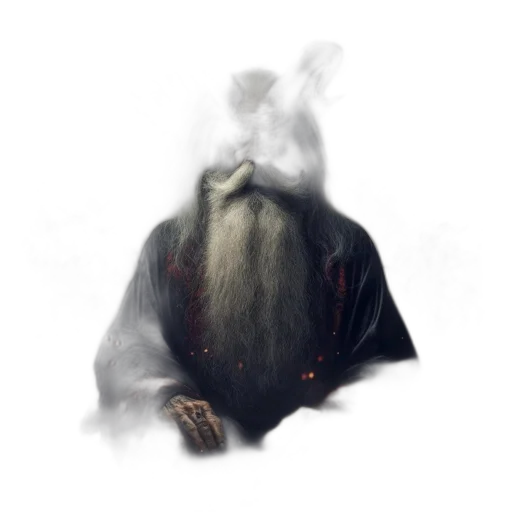 mask, staff, creature, face transparent PNG cut-out