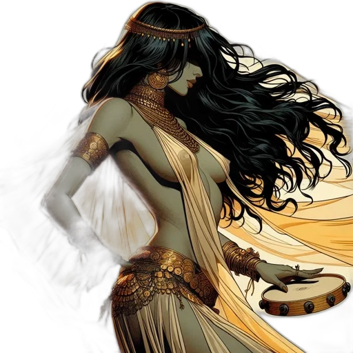 fantasy art, concept art, comic book art, photorealistic transparent PNG cut-out