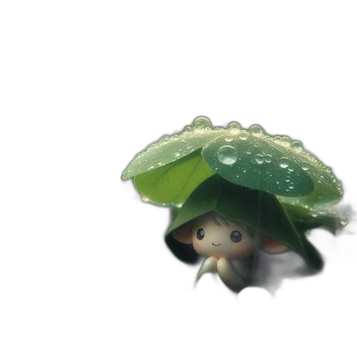 hat, umbrella, creature, dragon transparent PNG cut-out