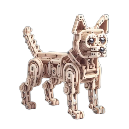 jewelry, robot, animal, 3d render transparent PNG cut-out
