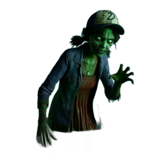 creature, mask, hat, staff transparent PNG cut-out