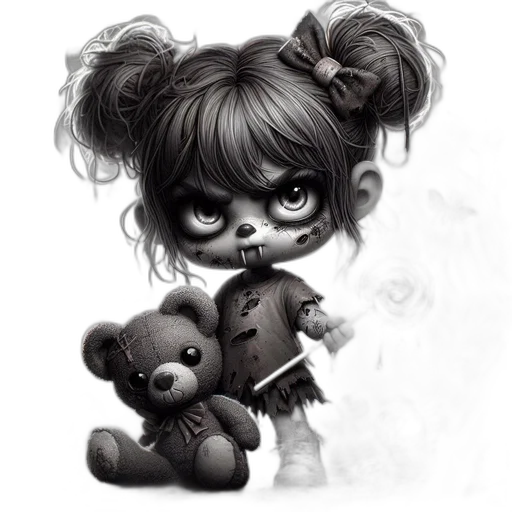 pencil sketch, concept art, fantasy art, cartoon transparent PNG cut-out