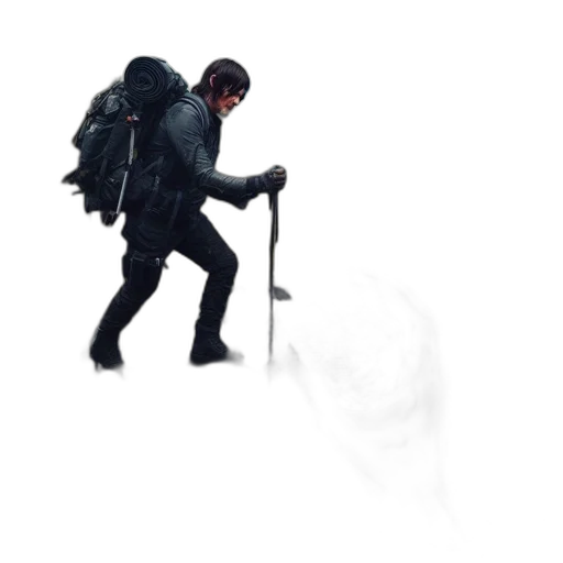 staff, weapon, umbrella, jacket transparent PNG cut-out