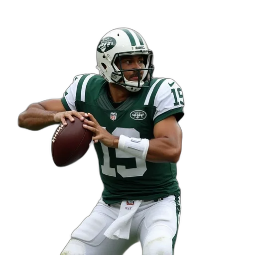 mark, sanchez, jets, during transparent PNG cut-out