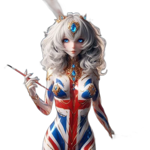 concept art, fantasy art, anime, cartoon transparent PNG cut-out