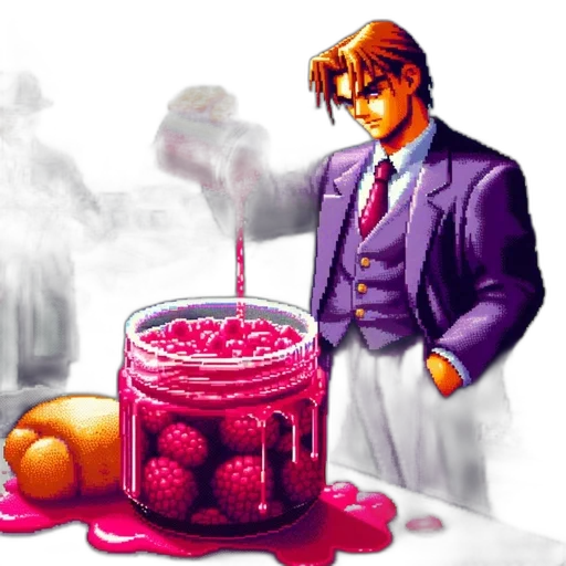 food, vaporwave, concept art, pixel art transparent PNG cut-out