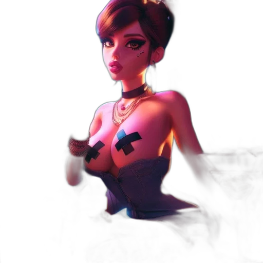 dress, robot, weapon, staff transparent PNG cut-out