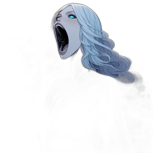 hair, creature, dragon, mask transparent PNG cut-out