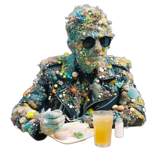 robot, jacket, food, jewelry transparent PNG cut-out