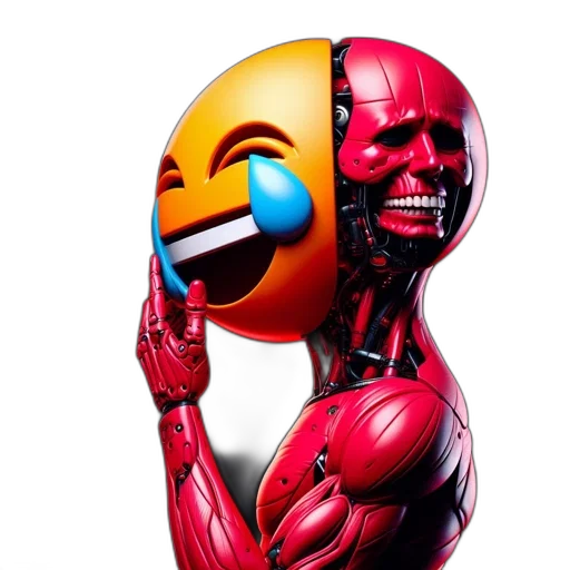 mask, robot, face, creature transparent PNG cut-out