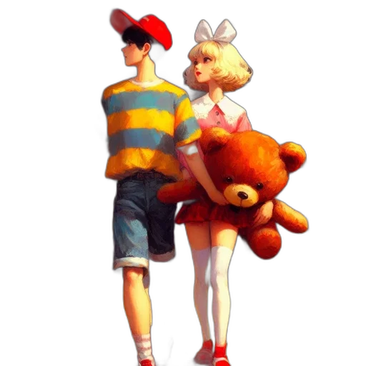 hat, dress, concept art, 3d render transparent PNG cut-out