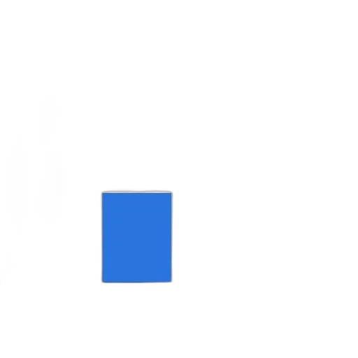 robot, face, pixel art, blue transparent PNG cut-out