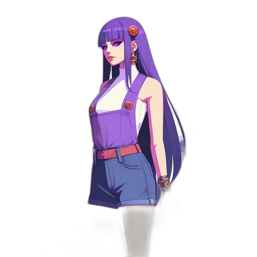dress, robot, jacket, staff transparent PNG cut-out