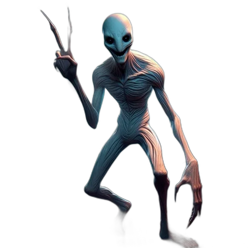 creature, robot, staff, mask transparent PNG cut-out