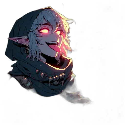 mask, face, creature, staff transparent PNG cut-out