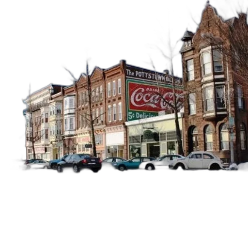building, photorealistic, concept art, city street transparent PNG cut-out