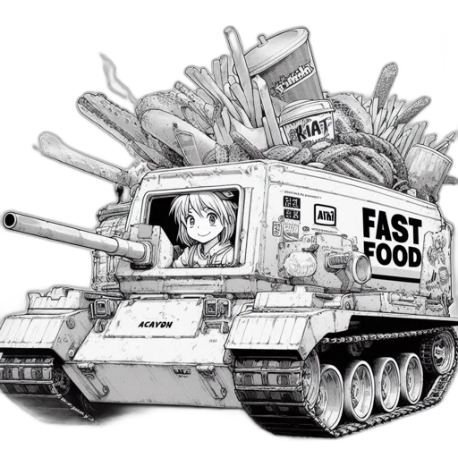 weapon, food, concept art, anime transparent PNG cut-out