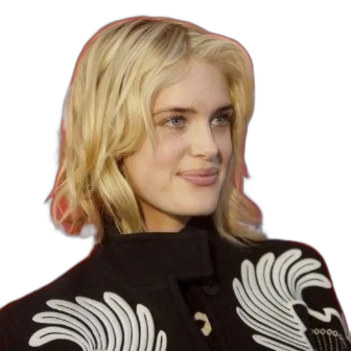 jacket, hair, face, creature transparent PNG cut-out