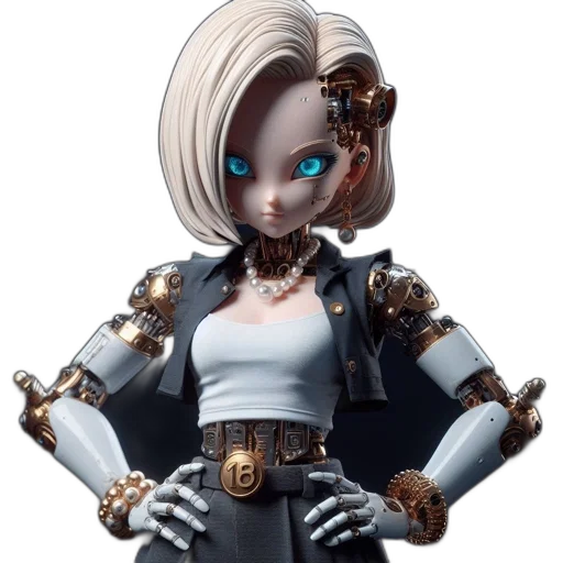 robot, jewelry, staff, concept art transparent PNG cut-out