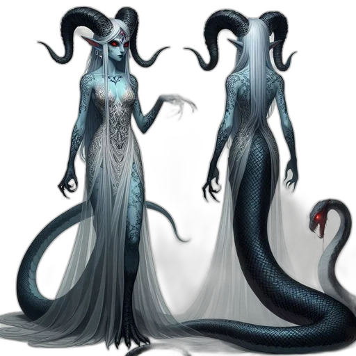 creature, dress, concept art, fantasy art transparent PNG cut-out