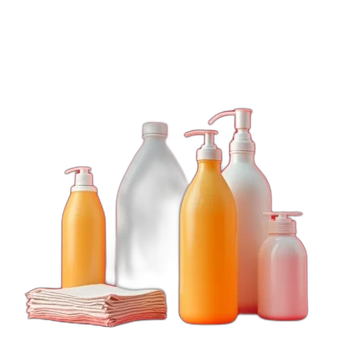 bottle, bunch, bottles, napkins transparent PNG cut-out