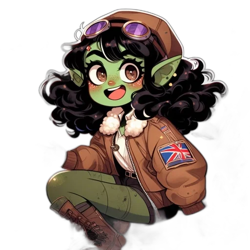 jacket, staff, concept art, cartoon transparent PNG cut-out