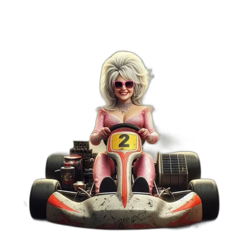 car, hair, robot, 3d render transparent PNG cut-out