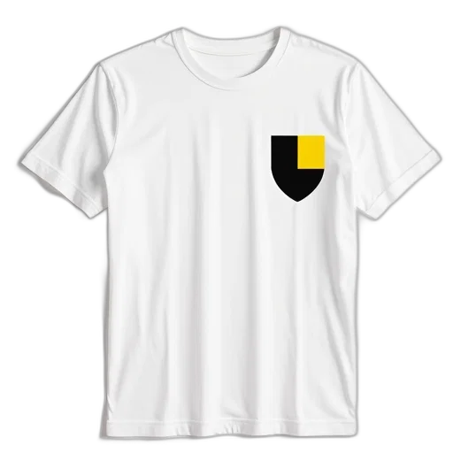 3d render, monochrome, white, t-shirt transparent PNG cut-out