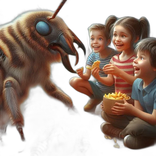 creature, concept art, photorealistic, 3d render transparent PNG cut-out