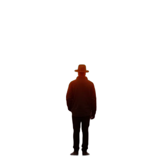 hat, jacket, face, robot transparent PNG cut-out