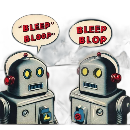 robot, concept art, comic book art, two transparent PNG cut-out