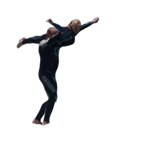 jacket, staff, creature, 3d render transparent PNG cut-out