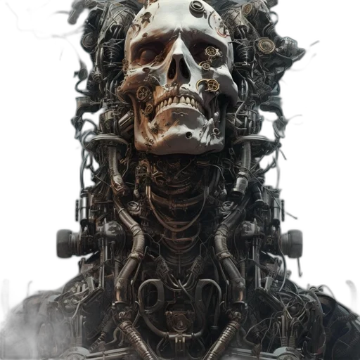 face, mask, robot, crown transparent PNG cut-out
