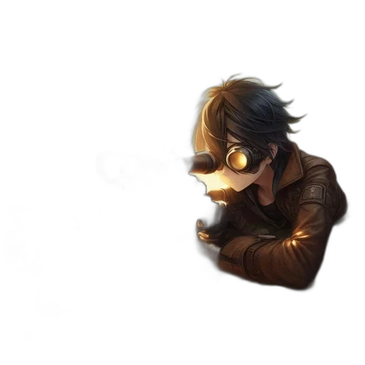 mask, jacket, face, creature transparent PNG cut-out
