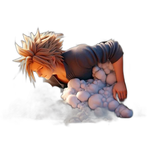 dragon, hair, food, creature transparent PNG cut-out