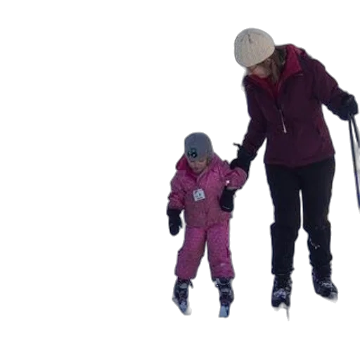snow, two, adults, ski transparent PNG cut-out
