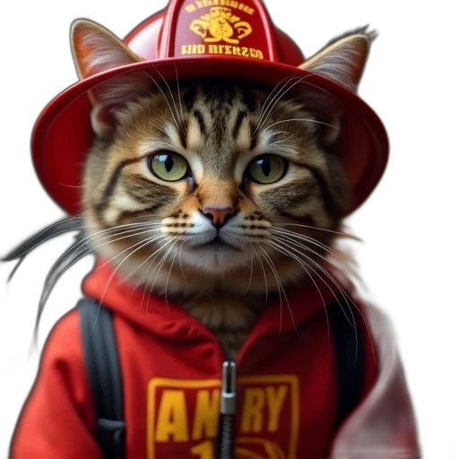 staff, animal, hat, jacket transparent PNG cut-out