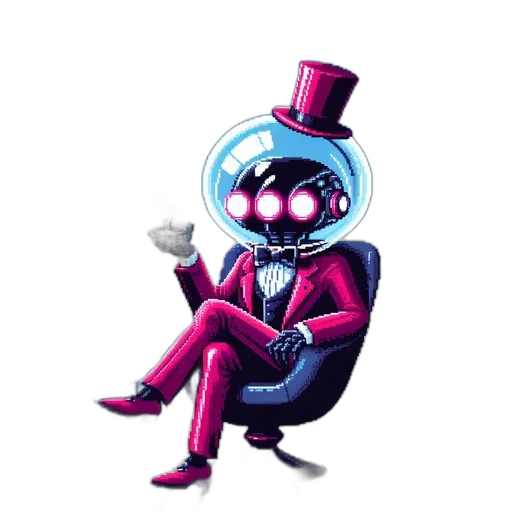 robot, staff, furniture, creature transparent PNG cut-out