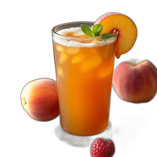 food, photorealistic, 3d render, peach transparent PNG cut-out