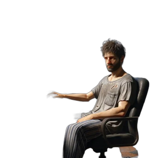 furniture, robot, staff, creature transparent PNG cut-out