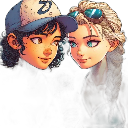 comic book art, watercolor, concept art, fantasy art transparent PNG cut-out
