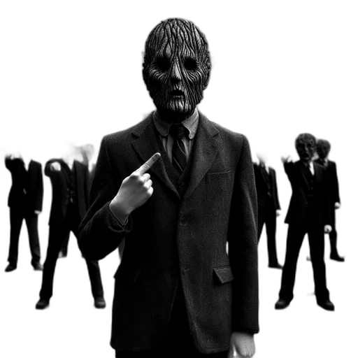 mask, staff, face, concept art transparent PNG cut-out